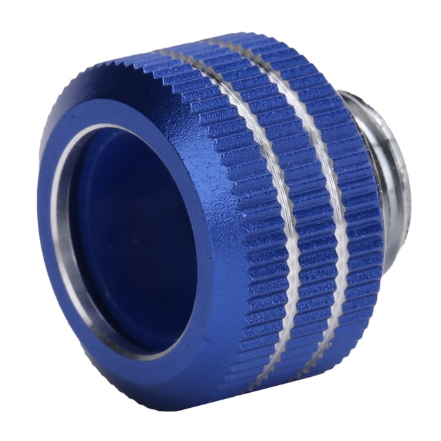Hard Tube Fitting PC WATER CLLOING, Practical Computer Water Cooling Adapter for Home for Rigid Tubes for Computer Red,Blue,White,Black,Silver