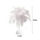 thumbnail image 3 of Lámpara de mesa Feather - Luz nocturna LED a pilas para dormitorio, salón, centro de mesa de boda, decoración de fiestas, blanco y rosa, 3 of 7
