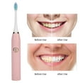 thumbnail image 4 of Brosse à Dents Automatique Électrique Sonique Étanche pour Adultes Vibration Poils Doux, 4 of 8