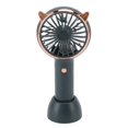 thumbnail image 1 of Cat Ears Handheld Fan Small Windproof Pocket Desktop Usb Personal Fans, 1 of 8