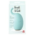 thumbnail image 2 of Buzzy Buddy Hunk with a Trunk Rechargeable Silicone Clitoral Vibrator, Aqua, 2 of 3
