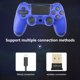 thumbnail image 4 of Autorización：Controlador de juego inalámbrico Controlador Ps4 Bluetooth Cabezal de doble cabeza Mango de copo de nieve Joystick Mando Game Pad para la consola de juegos 4 Adepaton 2033297-2, 4 of 9