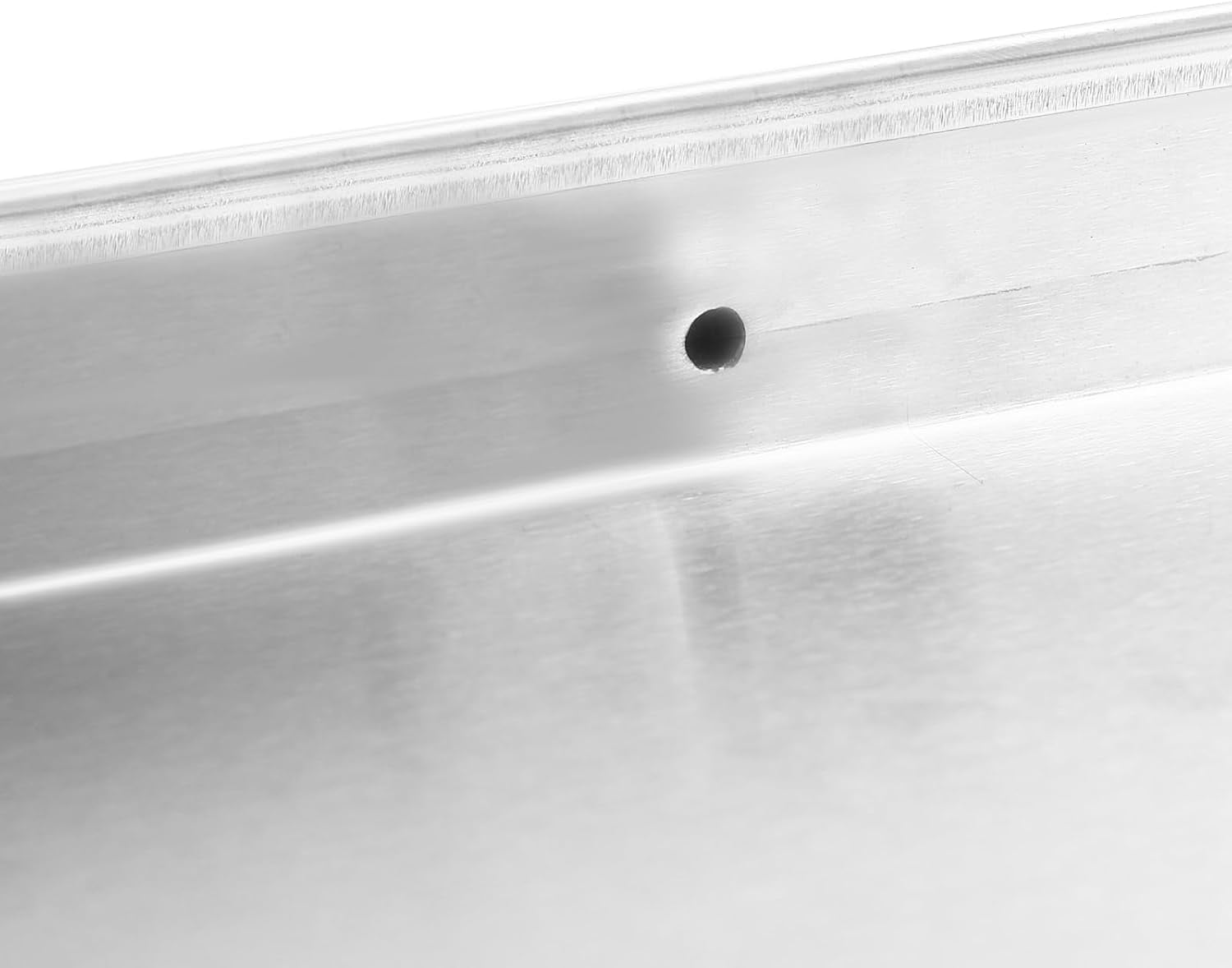 Miumaeov 30*30*1.5in Washing Drain Pan, Heavy Duty 304 Stainless Steel Washing Machine Tray Washing Machine Pan with Drain Hole&Hose Adapter, for Most Models Of Washers & Appliances.