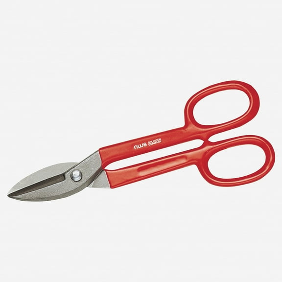 NWS 8" American Pattern Tin Snips - Atramentized - Plastic Grip