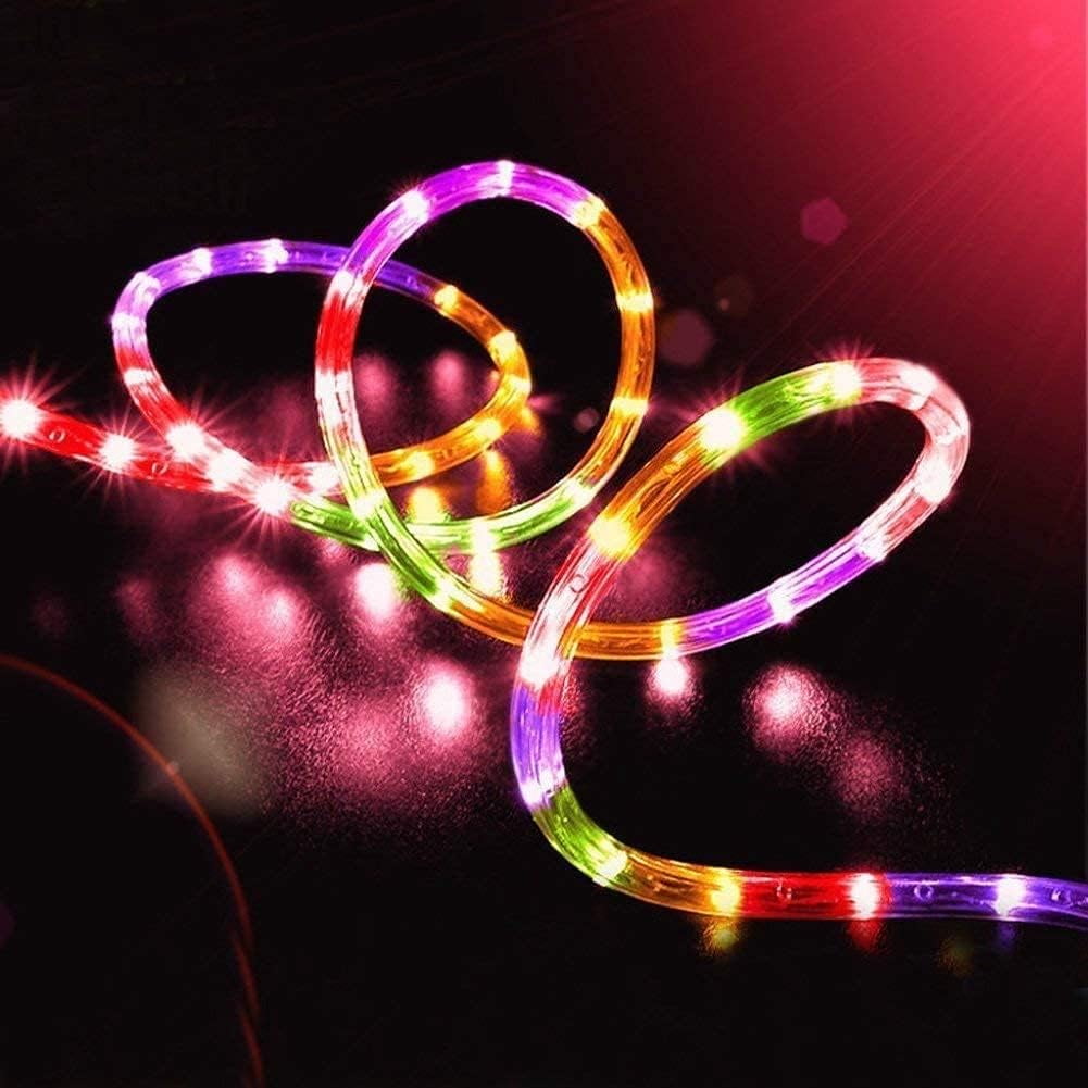 Solar Garden Lights, 600 LEDs 104ft Solar Rope Lights Waterproof Outdoor Copper Wire, 8Lighting Modes Outdoor Garden for Patio, Fence, Wedding Decor