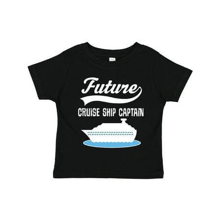 

Inktastic Future Cruise Ship Captain Boys or Girls Toddler T-Shirt