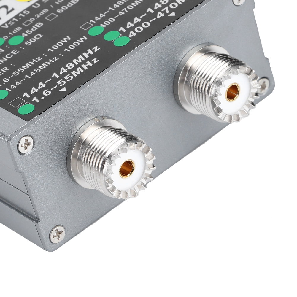 Henmomu Antenna Combiner,Antenna Duplexer,MX62 VHfUHF Duplexer 144148MHz 400470MHz Different