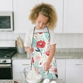 thumbnail image 4 of Pioneer Flower Floral Print Pattern Kids Aprons for Girls and Boys,Adjustable Neck Strap Toddler Aprons for Kids Cooking Baking, 4 of 7