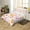 Orange Beige, variant on Cartoon Corgi Queen Duvet Cover Chic Floral Bedding Set for Girls Boys, Kawaii Dog Theme Bed Set Pink Flower Comforter Cover, Colorful Polka Dots Reversible Bedspread Cover （No Comforter）
