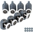 thumbnail image 1 of Juego de 8 ruedas para puerta de ducha, ruedas para cabina de ducha para baño de 23 mm (4 superiores y 4 inferiores) Sincero Electrónica, 1 of 5