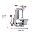 thumbnail image 3 of HaoXun 360-Degree Rotating Aluminum Mini Table Vise – Portable Swivel Clamp Tool for DIY Crafts, Model Making & Woodworking, 3 of 7