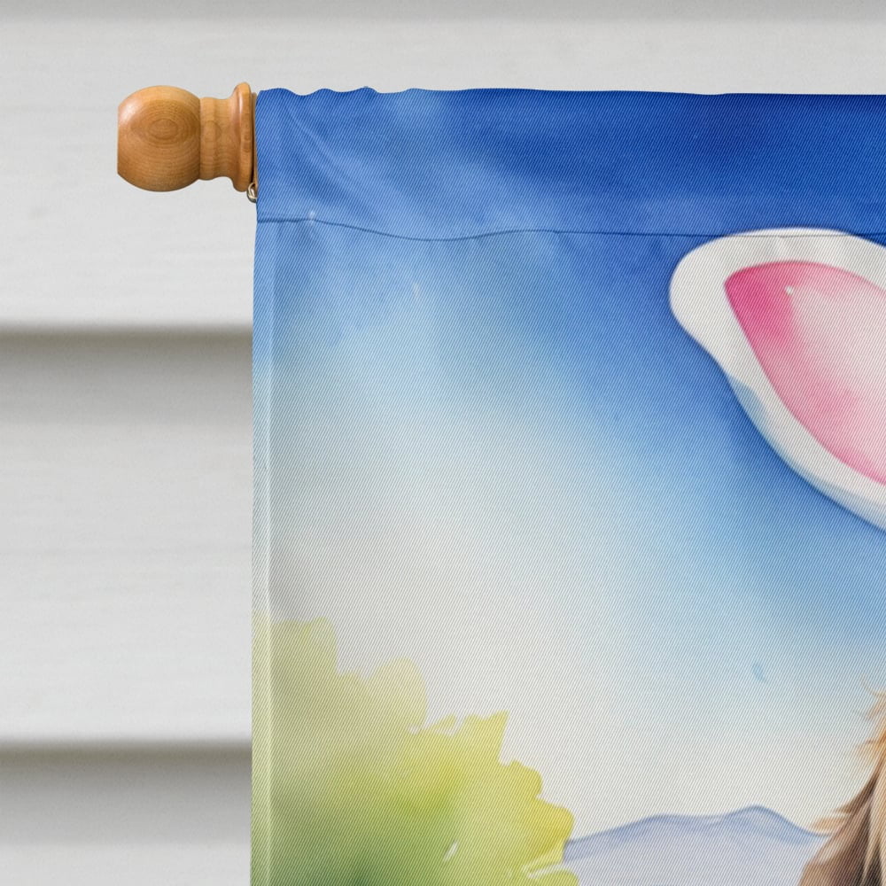 Otterhound Easter Egg Hunt House Flag 28 in x 40 in