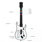 NBCP Wireless Guitar Controller for Nintendo Wii, Compatible with Guitar Hero, Clone Hero, Rock Band, White
