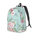 thumbnail image 2 of Daiia Vintage Floral Vintage Canvas Backpack for Men and Women ,Hiking Backpack,Travel Laptop Bag for School,Large Capacity Backpack, 2 of 8