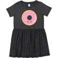 thumbnail image 3 of Inktastic Light Pink Donut Girls Toddler Dress, 3 of 5