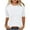 White, variant on Olyvenn Womens Short Sleeve T Shirt Crewneck Pleated Shirts Dressy Casual Loose Fit Tee Trendy Spring Summer Tops 2025 Black XXL