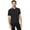 Black, variant on Men's Slim Fit Solid Tipped Interlock Polo Shirt, Blazing Orange, Medium