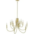 thumbnail image 5 of Aiwen Farmhouse Chandelier 30.7 inch 12-Light Gold Chandelier Industrial Classic Pendant Light Vintage Candle Style Hanging Ceiling Light for Living Room Dining Room Foyer, 5 of 7