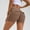 Brown, variant on AXXD Yoga Shorts With Pockets,Yoga Shorts With Pockets for Women,Women Athletic Yoga Casual Stetch Shorts,Solid,High Waist Rise,Butt Lifting,PocketBlack,M (US:6)