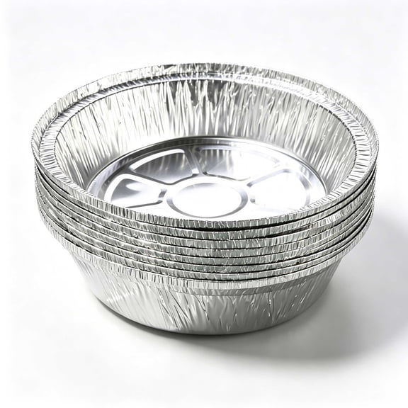 ACDANC 7 Inch Aluminum Foil Pie Pans, 50 Pack, Disposable Baking Tins, Oven & Freezer Safe