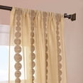 thumbnail image 3 of HPD HALF PRICE DRAPES SHCH-EMBOCS3595-108 Embroidered Sheer Curtain Cleopatra Gold, 3 of 5