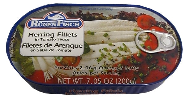 Herring Fillets in Tomato Sauce (RugenFisch) 200g by