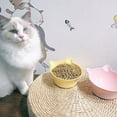 thumbnail image 5 of Cuenco alto para gatos, cuenco con cabeza de gato de boca oblicua, cuenco de comida para perros, universal para gatos y perros MFZFUKR CPB-DE-SSW2453-2, 5 of 5