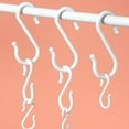 thumbnail image 4 of CIYISON Plastic S Hooks Practical No Drill Required Wall Hooks Organizing Hangers Tool, 4 of 8