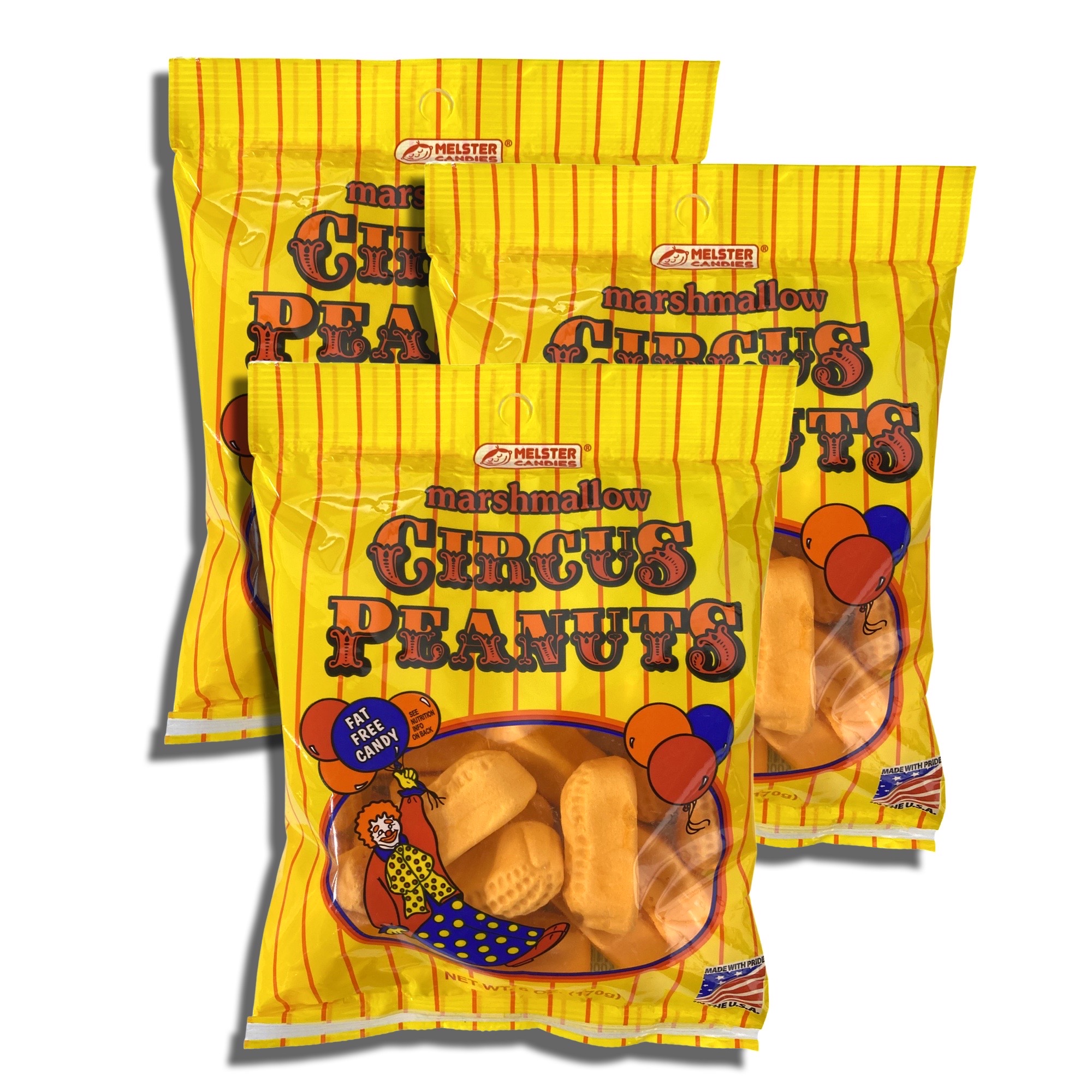 Marshmallow Circus Peanuts by Melster Bundled by Tribeca Curations | 6 Oz | Value Case Pack of 12 bags - image 4 of 5