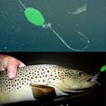 thumbnail image 4 of 100pcs Glow Fishing Beads Hard Fish Line Beads Luminous Plastic Oval Round Bait Eggs Lure Tackle for Fishing Rigs Glow in Dark, 4 of 7