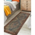 thumbnail image 4 of Keen Home Design Machine Washable Area Rugs with Non-slip Backing, Ideal for Hallway, Living Room, Bedroom, Kitchen and Laundry Room, Vintage Moroccan and Low Pile Rug - ( 2'6'' x 7'), 4 of 9