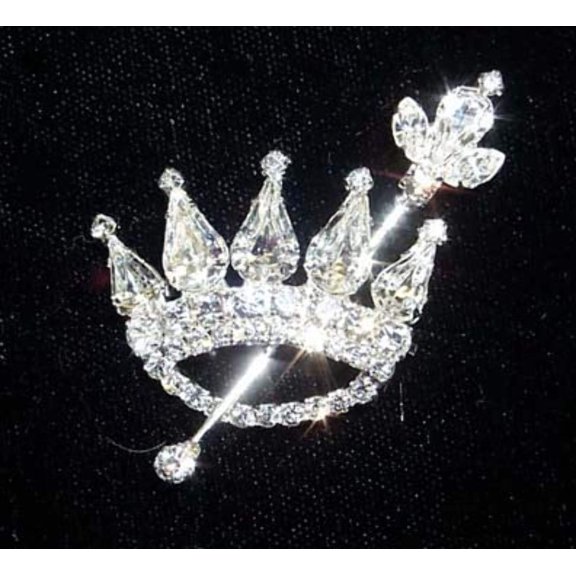 #12336 - Crown and Scepter Pin