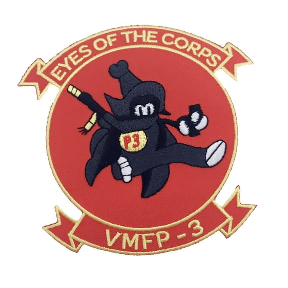 VMFP-3 Eyes of the Corps Patch- Plastic Backing
