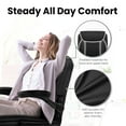 thumbnail image 3 of Silla de oficina NEO CHAIR de respaldo medio, cuero, brazos abatibles, 3 of 9