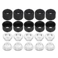 thumbnail image 1 of Unique Bargains 10 pcs 20mm LED Lens 90 Degree with Black Holder for 1W 3W High Power LED Light, 1 of 5