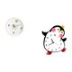 thumbnail image 5 of Reloj de pared,Reloj de pared decorativo,moderno y elegante.,Reloj de pared redondo silencioso y sin tictac,regalo,Reloj de pared,Reloj de pared silencioso y decorativo que no hace tictac, 5 of 8