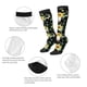 thumbnail image 3 of Fotbe Calcetas Divertidas Estampadas para Hombre y Mujer, Calcetas de Algodón hasta la Rodilla para Caminar, Correr, Enfermería y Embarazo, 3 of 6