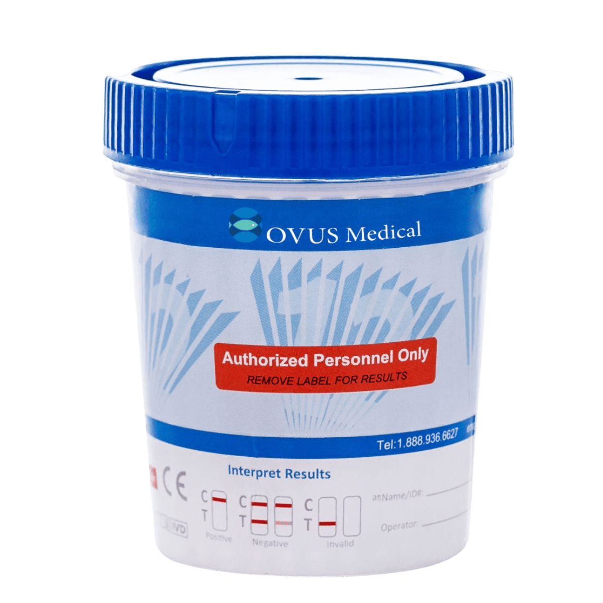 14 Panel Drug Test Kits W/ ALC, FYL & HCG (10 Cups) Ovus Medical