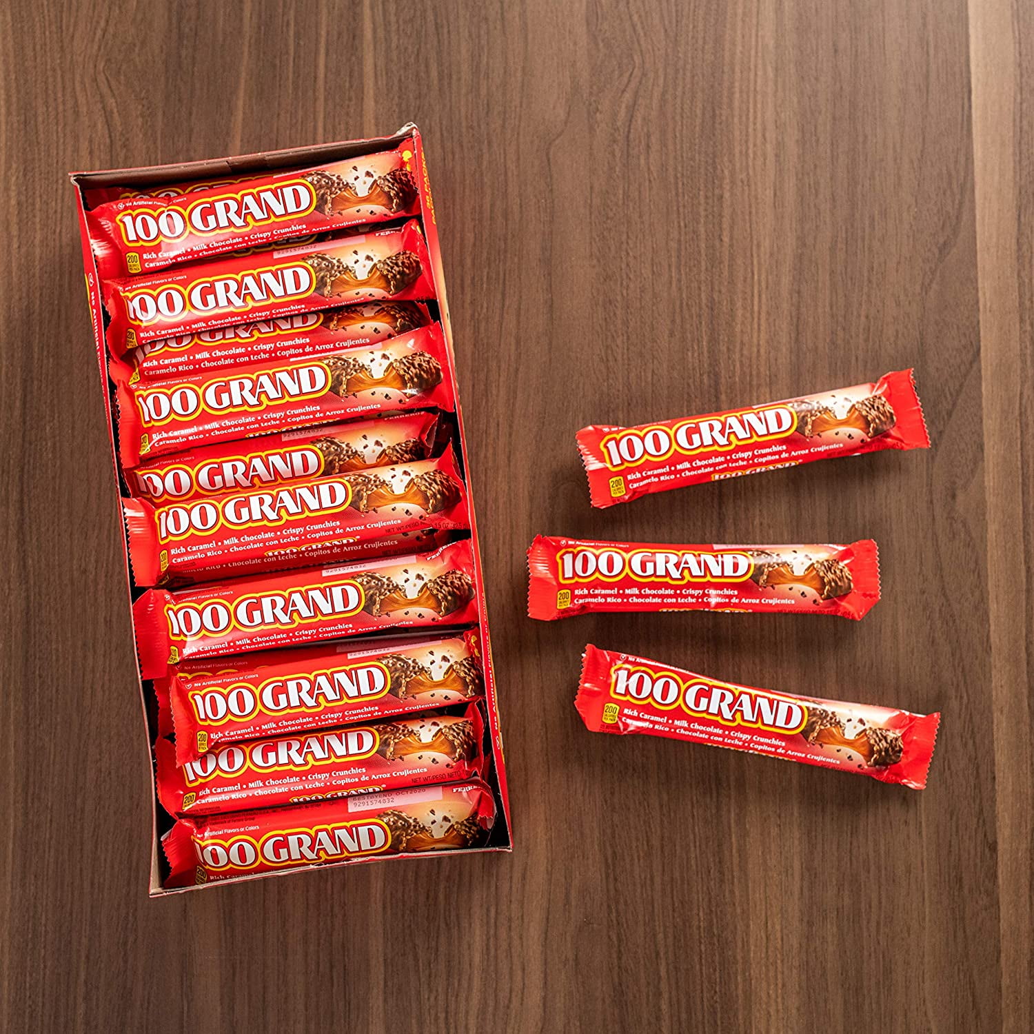 100 Grand Milk Chocolate Candy Bars, 1.5 oz. Bars (Pack of 36)