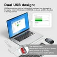thumbnail image 3 of LoonWear 5-in-1 Memory Card Reader, USB OTG Adapter & SD Card Reader for i-Phone/i-Pad, USB C and USB A Devices with Micro SD & SD Card Slots, Supports SD/Micro SD/SDHC/SDXC/MMC, 3 of 5