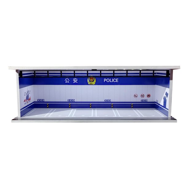 Vitrina de coche modelo 1/64 con cubierta acrílica, a prueba de polvo, accesorio decorativo para fotos Estilo a