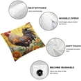 thumbnail image 4 of Nawypu  Farmhouse Rooster Throw Pillow Covers Vintage Style Farm Animal Poultry Chicken with Sunflower Decorative Pillow Covers Home Sofa Cushion Case Quote Pillowslip 2pc, 4 of 6