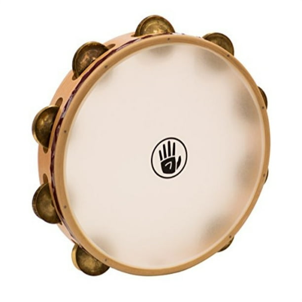 black swamp s3tss tambourine 10" aged brass single row, synthetic head
