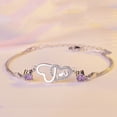 thumbnail image 2 of Bracelet Bijou Imitation Élégant en Forme de Cœur pour Femmes Accessoire, 2 of 6