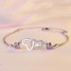 thumbnail image 3 of Pulsera de imitación de las mujeres pulsera de corazón en forma de corazón pulseras de joyería, 3 of 8