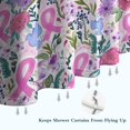 thumbnail image 6 of Pink Breast Cancer Shower Curtain 36"x72" ,Bathroom Decorative Shower Curtains Set with 12 Hooks,Modern Waterproof Washable Shower Curtain, 6 of 6