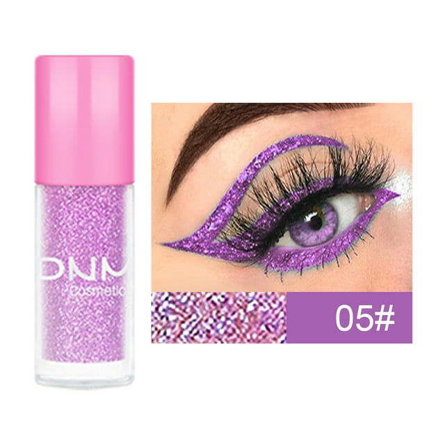 Traceur Liquide Pailleté Coloré Longue Tenue Imperméable Anti-Bavure pour Fêtes des Fêtes Outils de Maquillage Cosmétiques, Flash #5