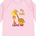 thumbnail image 4 of Inktastic My Aunt Loves Me Giraffe Boys or Girls Long Sleeve Baby Bodysuit, 4 of 5