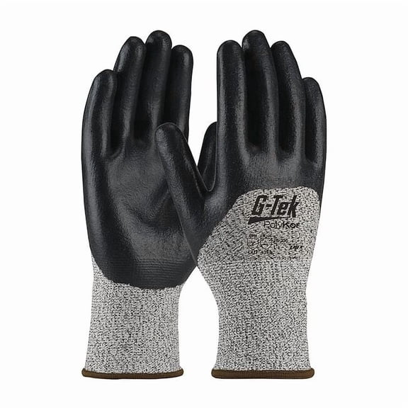 Cut-Resistant Glove, Cut Level A2 ,Dipped ,Foam Nitrile ,Sandy ,XL 12 PK