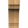 thumbnail image 2 of 5 1/2"W x 10"D x 14"H Pescadero Smooth Corbel, Western Red Cedar, 2 of 9